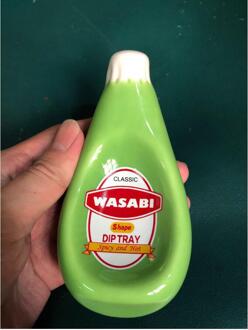 Japanse Creatieve Squeeze Ketchup Keramische Schotel Schotel Schotel Schotel Dompelen Schotel Kruiden Keramische Saus Kom groen