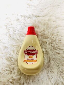 Japanse Creatieve Squeeze Ketchup Keramische Schotel Schotel Schotel Schotel Dompelen Schotel Kruiden Keramische Saus Kom wit