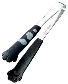 Japanse Kat Poot Vorm Voedseltangen Leuke Cartoon Maaltijd Tang Rvs Barbecue Tang Keuken Gadgets Keuken Accessoires zwart
