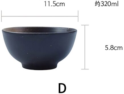 Japanse Keramische Huishoudelijke Rijstkom Sushi Salade Ontbijt Kom Hotel Keuken Servies
