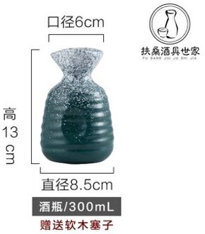 Japanse Keramische Retro Sake Wihte Geel Wijn Huishouden Wijn Pot Pak Rijst Wijn Verwarming Wijn Warmer Wineware Set 2