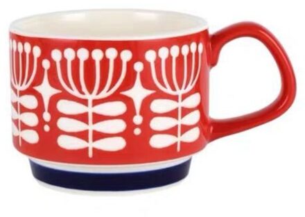Japanse Keramische Vintage Koffie Mok Creatieve Stapelbaar Sap Mok Kantoor Theekopje Eenvoudige Huishoudelijke Ontbijt Melk Cup Drinkware
