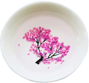 Japanse Magic Sakura Cup Koude Temperatuur Kleur Veranderende Bloem Display Sake Cup Keramische Kung Fu Thee Kopje Thee Kom Kop # G30