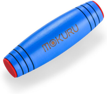 Japanse Mokuru Rollver Decompressie Staaf Beuken Tumbler Desktop Flip Speelgoed Desktop Fidget Stok Stress Focus Antistress Blauw