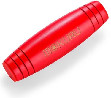 Japanse Mokuru Rollver Decompressie Staaf Beuken Tumbler Desktop Flip Speelgoed Desktop Fidget Stok Stress Focus Antistress rood