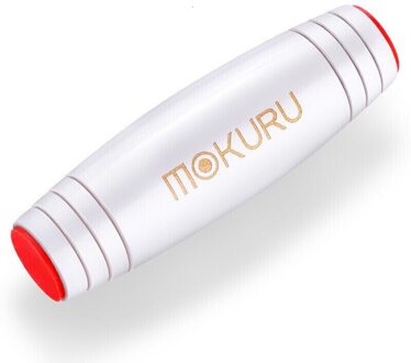 Japanse Mokuru Rollver Decompressie Staaf Beuken Tumbler Desktop Flip Speelgoed Desktop Fidget Stok Stress Focus Antistress wit