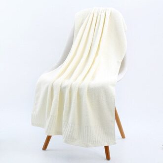 Japanse Puur Katoen Super Absorberend Grote Handdoek Gezicht/Badhanddoek Dikke Zachte Handdoeken Comfortabele Strand Handdoeken 4 Kleuren wit