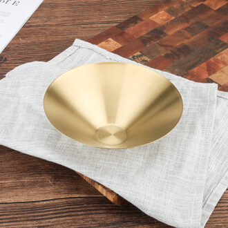 Japanse Ramen Kom 304 Rvs Single Layer Koude Noodle Kom Koreaanse Bibimbap Kom Noodle Kom Creatieve Soepkom gouden 16cm