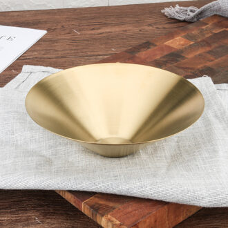 Japanse Ramen Kom 304 Rvs Single Layer Koude Noodle Kom Koreaanse Bibimbap Kom Noodle Kom Creatieve Soepkom gouden 22.5cm