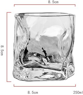 Japanse Rimpel Whisky Glas Creatieve Kristal Bier Wijn Cup Sap Brandy Cocktail Bar Party Huis Drinkware