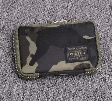 Japanse Sleutel Portefeuilles Vrouwen Kaarthouder Casual Organizer Huishoudster Case Sleutelhanger Portemonnees Mannen Vrouwen Pocket Autosleutels Bag camouflage