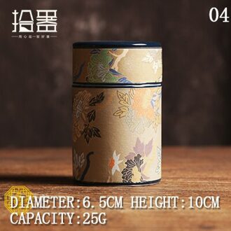 Japanse Sticker Kung Fu Thee Caddy Aardewerk Bus Container Keramische Caddies Voor Puer Matcha Groene Thee Opslag Kisten Thee Doos 04