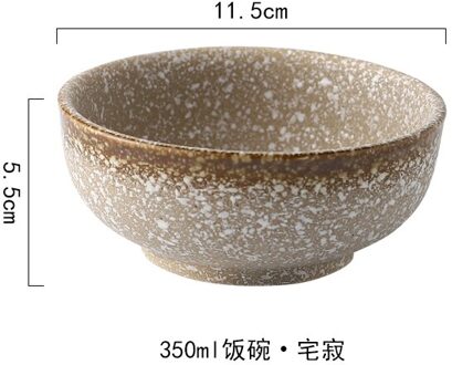 Japanse Stijl 4.5 Inch Kom Keramische Rijstkom Thuis Kleine Soepkom Eten Kom Noodle Kom Sushi Dagelijks Restaurant Servies