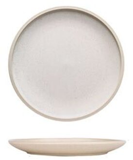 Japanse Stijl Effen Kleur Keramische Plaat Frosted Huishoudelijke Servies Steak Plaat Servies Diner Platen Keramische Plaat zoals de afbeelding / 8 inches