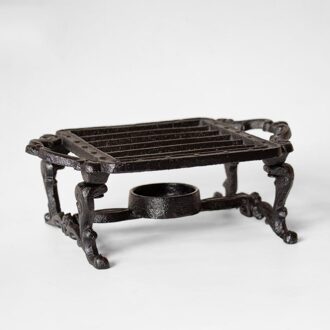 Japanse Stijl Gietijzeren Warme Thee Kachel Kaars Houder Theepot Verwarming Base Koffie Melk Warmer Base Vintage Isolatie Accessoires