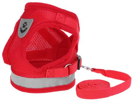 Japanse Stijl Hond Kat Harnas Vest Kraag Walking Leash Set Voor Franse Bulldog Chihuahua Pug Harnassen Pet Cat Producten C / S