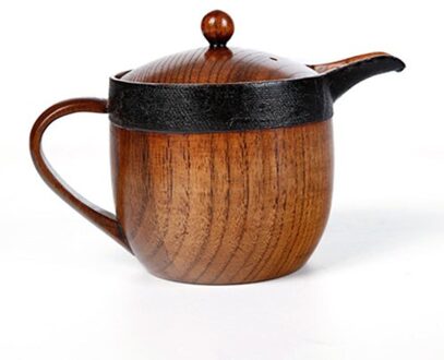 Japanse Stijl Houten Ketel Creatieve Thuis Thee Set Houten Dienblad Houten Theepot 3