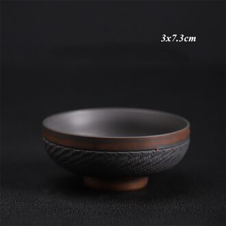 Japanse Stijl Keramische Retro Theekopje Handgemaakte Aardewerk Water Mok Creatieve Huishoudelijke Matte Master Cup Kantoor Kung Fu Drinkware B