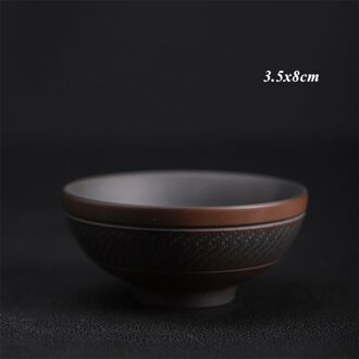 Japanse Stijl Keramische Retro Theekopje Handgemaakte Aardewerk Water Mok Creatieve Huishoudelijke Matte Master Cup Kantoor Kung Fu Drinkware