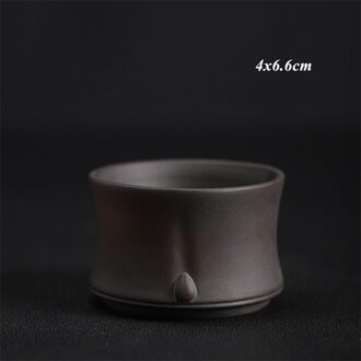 Japanse Stijl Keramische Retro Theekopje Handgemaakte Aardewerk Water Mok Creatieve Huishoudelijke Matte Master Cup Kantoor Kung Fu Drinkware