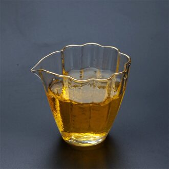 Japanse Stijl Kristal Hittebestendige Hamer Patroon Glas Thee Werpers Clear Thee Kopjes Thee Dispenser Kantoor Kung Fu Drinkware