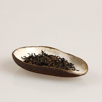 Japanse stijl Kung Fu Thee Set Accessoires Handgemaakte Grof Aardewerk Vintage Thee Scoops Thee Bladeren Houder Schop Theewaar Gereedschap