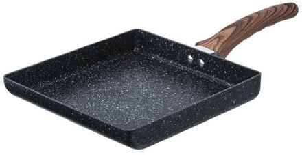 Japanse Stijl Mini Koekenpan Omelet Antikleeflaag Ei Steak Bacon Koekenpan Wok Grill Pan Schraper Keuken Kookgerei pot 20x19x37