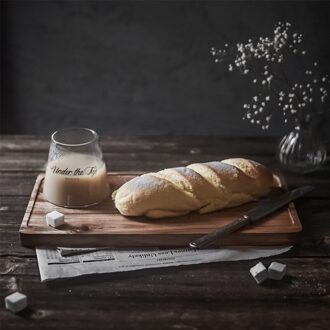 Japanse Stijl Retro Acacia Hout Rechthoekige Lade Westerse Restaurant Steak Brood Sushi Pad Creatieve Originele Houten Thee Plaat