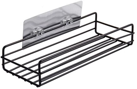 Japanse Stijl Smeedijzeren Muur Gemonteerde Rekken Gratis Ponsen Badkamer Opbergrek Plank Douche Wandplank Keuken bathr 01