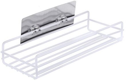 Japanse Stijl Smeedijzeren Muur Gemonteerde Rekken Gratis Ponsen Badkamer Opbergrek Plank Douche Wandplank Keuken bathr 02