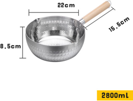 Japanse Stijl Sneeuw Pan Pittige Pot Commerciële Ouderwetse Aluminium Pot Koreaanse Netto Rode Instant Noedels Kantine ramen Pot Mil 3