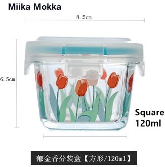 Japanse Stijl Transparant Glas Salade Kommen Met Deksels Container Dispenser Cake Fruitschaal Dessert Snack Kom Keuken Organizer A groen plein