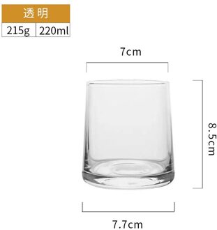 Japanse Stijl Water Glas Handgemaakte Kleurrijke Huishoudelijke Whiskey Sap Glas Water Melk Bier Glas Kristal Glas Drinkingware transparant