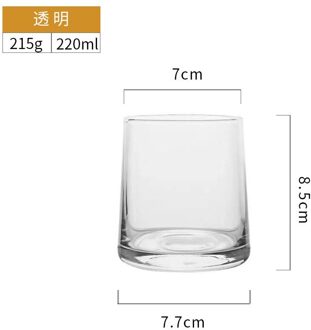 Japanse Stijl Water Glas Handgemaakte Kleurrijke Huishoudelijke Whiskey Sap Glas Water Melk Bier Glas Kristal Glas Drinkingware transparant