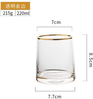 Japanse Stijl Water Glas Handgemaakte Kleurrijke Huishoudelijke Whiskey Sap Glas Water Melk Bier Glas Kristal Glas Drinkingware Transparent2