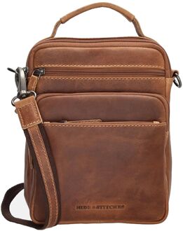 Japura Reporter cognac damestas - H 23 x B 18 x D 8 cm