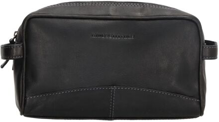 Japura Toiletbag black toilettas Zwart - H 15 x B 25 x D 8,50 cm
