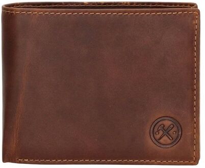 Japura Wallet cognac dames portemonnee - H 9 x B 11,50 x D 2 cm