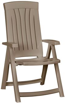 Jardin Tuinstoel Corsica Verstelbaar Kunststof Cappuccino