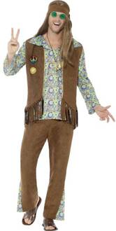 Jaren 60 hippie kostuum voor mannen - L - Volwassenen kostuums