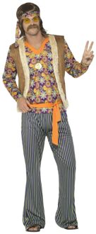 Jaren 60 hippie zanger kostuum voor mannen - M - Volwassenen kostuums