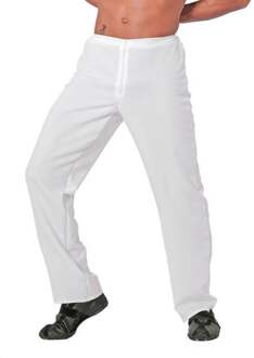 Jaren 80 & 90 Kostuum | Witte Broek Classic Man | Maat 58 | Carnaval kostuum | Verkleedkleding