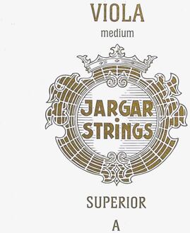 Jargar JAL-ASP-M altvioolsnaar A-1 altvioolsnaar A-1, medium, chrome-steel core, chrome winding, removable ball end