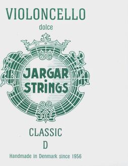 Jargar JCE-D-GN cellosnaar D-2 cellosnaar D-2, soft, groen, flexi-metal