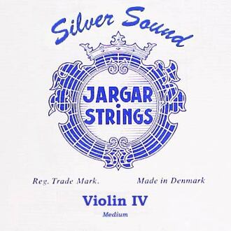 Jargar JVI-GZ-BL vioolsnaar G-4 vioolsnaar G-4, medium, blauw, zilver