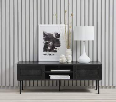 Jari houten tv meubel zwart - 120 x 40 cm