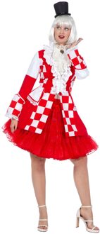 Jas Brabant Dames Rood/Wit Premium Rood - Zalm