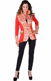 Jas Brocaat Rood Dames Rood - Zalm