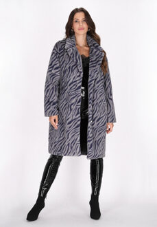 Jas Dames grijs/zwart - maat XS