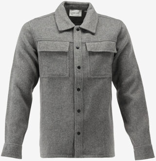Jas FLANNEL grijs - S;M;L;XL